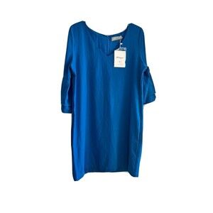 Belongsci Women's Shift Dress WITH CHIFFON Medium NWT